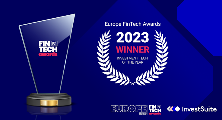 InvestSuite won Investment Tech of the Year at the Europe FinTech Awards