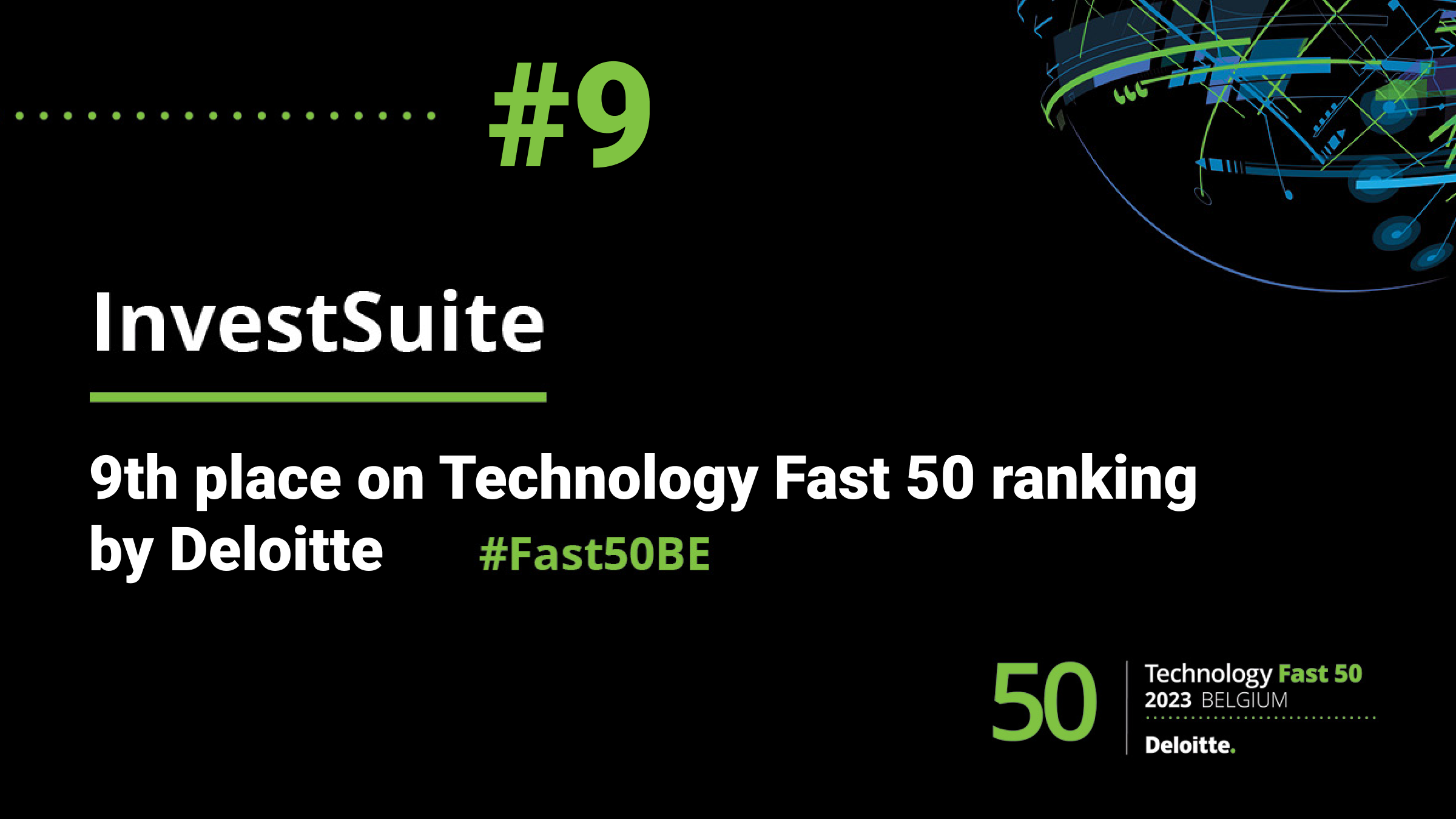 InvestSuite ranks 9th on Deloitte's Technology Fast 50