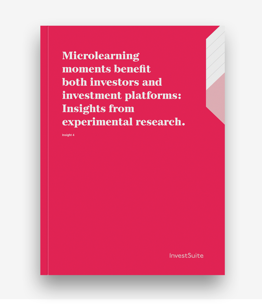 Microlearning moments benefit both investors and investment platforms