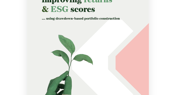 Beating the benchmark: improving returns and ESG scores using drawdown-based portfolio construction