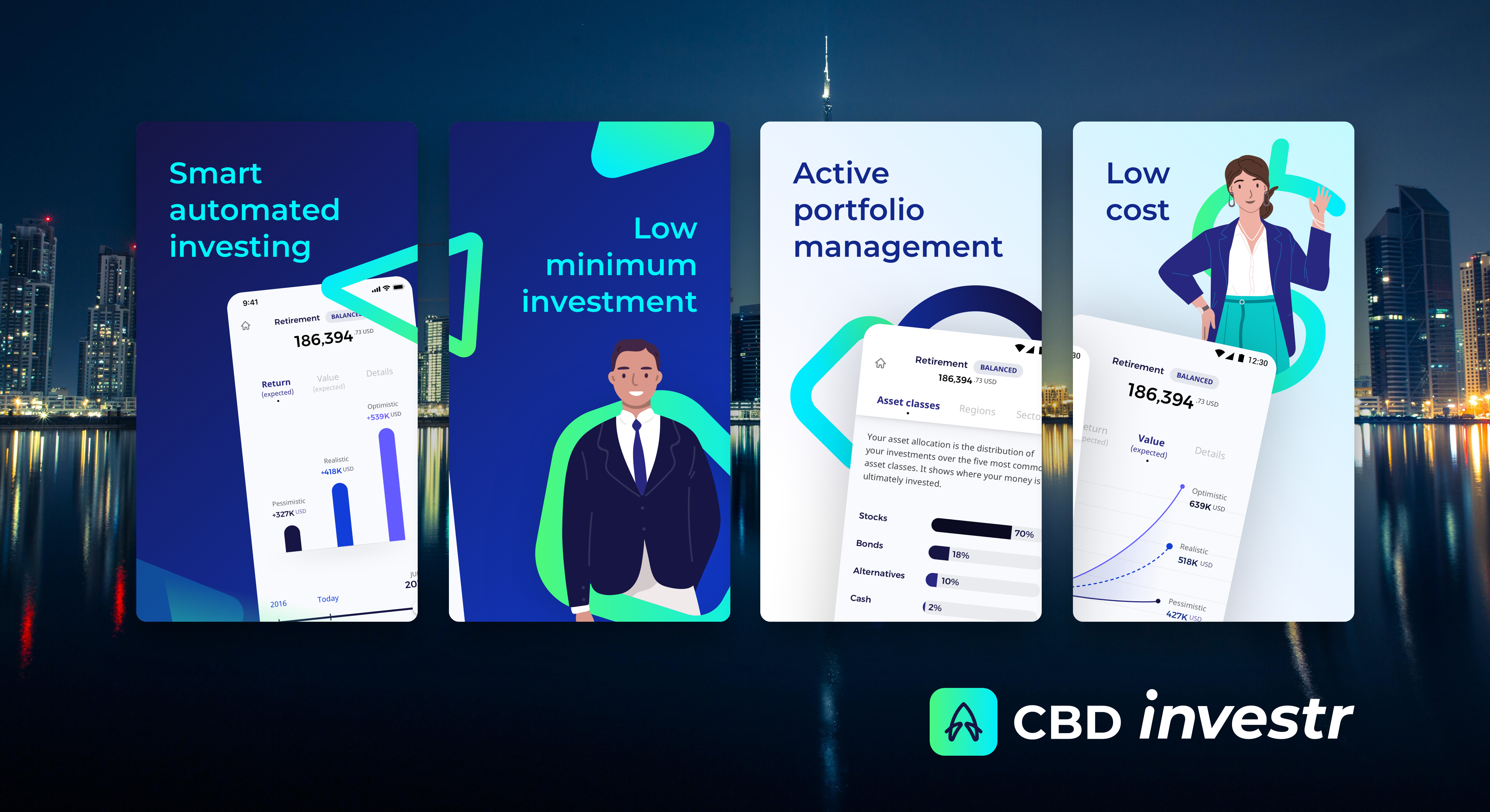 The launch of the CBD Investr Robo-Advisory app